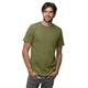aerial view a loden econscious 4.4 oz ringspun fashion t - shirt, image 1 of 3