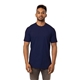 aerial view a navy econscious 4.4 oz ringspun fashion t - shirt, image 1 of 3