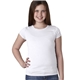 aerial view a white next level youth girls princess t - shirt - 3710, image 1 of 5