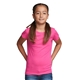aerial view a raspberry next level youth girls princess t - shirt - 3710, image 1 of 5