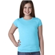 aerial view a tahiti blue next level youth girls princess t - shirt - 3710, image 1 of 5