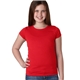 aerial view a red next level youth girls princess t - shirt - 3710, image 1 of 5