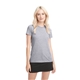 aerial view a heather gray next level ladies boyfriend t - shirt - 3900, image 1 of 2