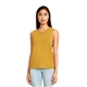 aerial view a antique gold next level ladies festival muscle tank - 5013, image 1 of 5