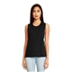 aerial view a black next level ladies festival muscle tank - 5013, image 1 of 5