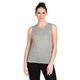 aerial view a heather gray next level ladies festival muscle tank - 5013, image 1 of 2