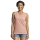 aerial view a desert pink next level ladies festival muscle tank - 5013, image 1 of 4