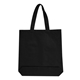 a black oad medium 12 oz gusseted tote