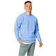 a light blue hanes 7.8 oz ecosmart(r) 50/50 fleece crew