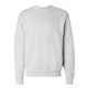 aerial view a ash hanes - unisex ecosmart(r) crewneck sweatshirt, image 1 of 3