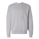aerial view a light steel hanes - unisex ecosmart(r) crewneck sweatshirt, image 1 of 3
