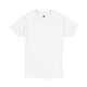 a white hanes 5.2 oz comfortsoft(r) cotton t - shirt - 5480
