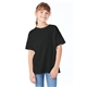 a black hanes 5.2 oz comfortsoft(r) cotton t - shirt - 5480