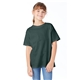 a athletic dk gren hanes 5.2 oz comfortsoft(r) cotton t - shirt - 5480