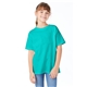a athletic teal hanes 5.2 oz comfortsoft(r) cotton t - shirt - 5480