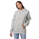 aerial view a ash hanes 7.8 oz ecosmart(r) 50/50 pullover hood - p170, image 1 of 4