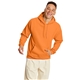 aerial view a tennessee orange hanes 7.8 oz ecosmart(r) 50/50 pullover hood - p170, image 1 of 3