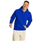 aerial view a athletic royal hanes 7.8 oz ecosmart(r) 50/50 pullover hood - p170, image 1 of 3
