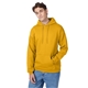 aerial view a gold hanes 7.8 oz ecosmart(r) 50/50 pullover hood - p170, image 1 of 4