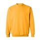 aerial view a gold gildan(r) heavy blend(tm) adult 8 oz, 50/50 fleece crew - g18000, image 1 of 3
