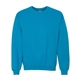 aerial view a sapphire gildan(r) heavy blend(tm) adult 8 oz, 50/50 fleece crew - g18000, image 1 of 3