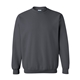 aerial view a charcoal gildan(r) heavy blend(tm) adult 8 oz, 50/50 fleece crew - g18000, image 1 of 3