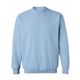 aerial view a light blue gildan(r) heavy blend(tm) adult 8 oz, 50/50 fleece crew - g18000, image 1 of 3