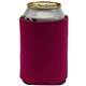a crimson collapsible foam can cooler