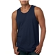 a midnight navy next level mens cotton tank - 3633