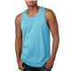 a tahiti blue next level mens cotton tank - 3633