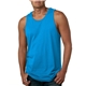 a turquoise next level mens cotton tank - 3633