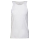 a white next level mens cotton tank - 3633
