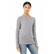 aerial view a athletic heather bella + canvas jersey long - sleeve t - shirt - 6500, image 1 of 4