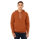 aerial view a autumn bella + canvas unisex sponge fleece pullover hoodie - 3719, image 1 of 4