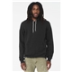 aerial view a vintage black bella + canvas unisex sponge fleece pullover hoodie - 3719, image 1 of 3