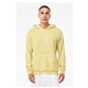 aerial view a french vanilla bella + canvas unisex sponge fleece pullover hoodie - 3719, image 1 of 3