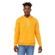 aerial view a gold bella + canvas unisex sponge fleece pullover hoodie - 3719, image 1 of 6