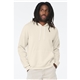 aerial view a natural bella + canvas unisex sponge fleece pullover hoodie - 3719, image 1 of 3