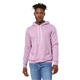 aerial view a lilac bella + canvas unisex sponge fleece pullover hoodie - 3719, image 1 of 6