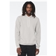aerial view a silver bella + canvas unisex sponge fleece pullover hoodie - 3719, image 1 of 3