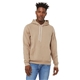 aerial view a tan bella + canvas unisex sponge fleece pullover hoodie - 3719, image 1 of 6