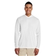 aerial view a white team 365 mens zone performance hoodie, image 1 of 4