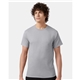 aerial view a light steel champion t - shirt, image 1 of 6