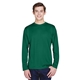 aerial view a sport forest team 365 mens zone performance long - sleeve t - shirt, image 1 of 6
