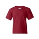 aerial view a garnet gildan heavy cotton(tm) youth t - shirt, image 1 of 3