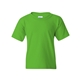 aerial view a electric green gildan heavy cotton(tm) youth t - shirt, image 1 of 3