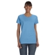 aerial view a carolina blue gildan(r) heavy cotton(tm) 5.3 oz t - shirt - g5000l, image 1 of 3