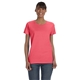 aerial view a coral silk gildan(r) heavy cotton(tm) 5.3 oz t - shirt - g5000l, image 1 of 6