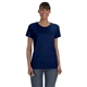 aerial view a navy gildan(r) heavy cotton(tm) 5.3 oz t - shirt - g5000l, image 1 of 6