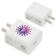 aerial view a white dash 20w usb - c pd fast charger, image 1 of 2